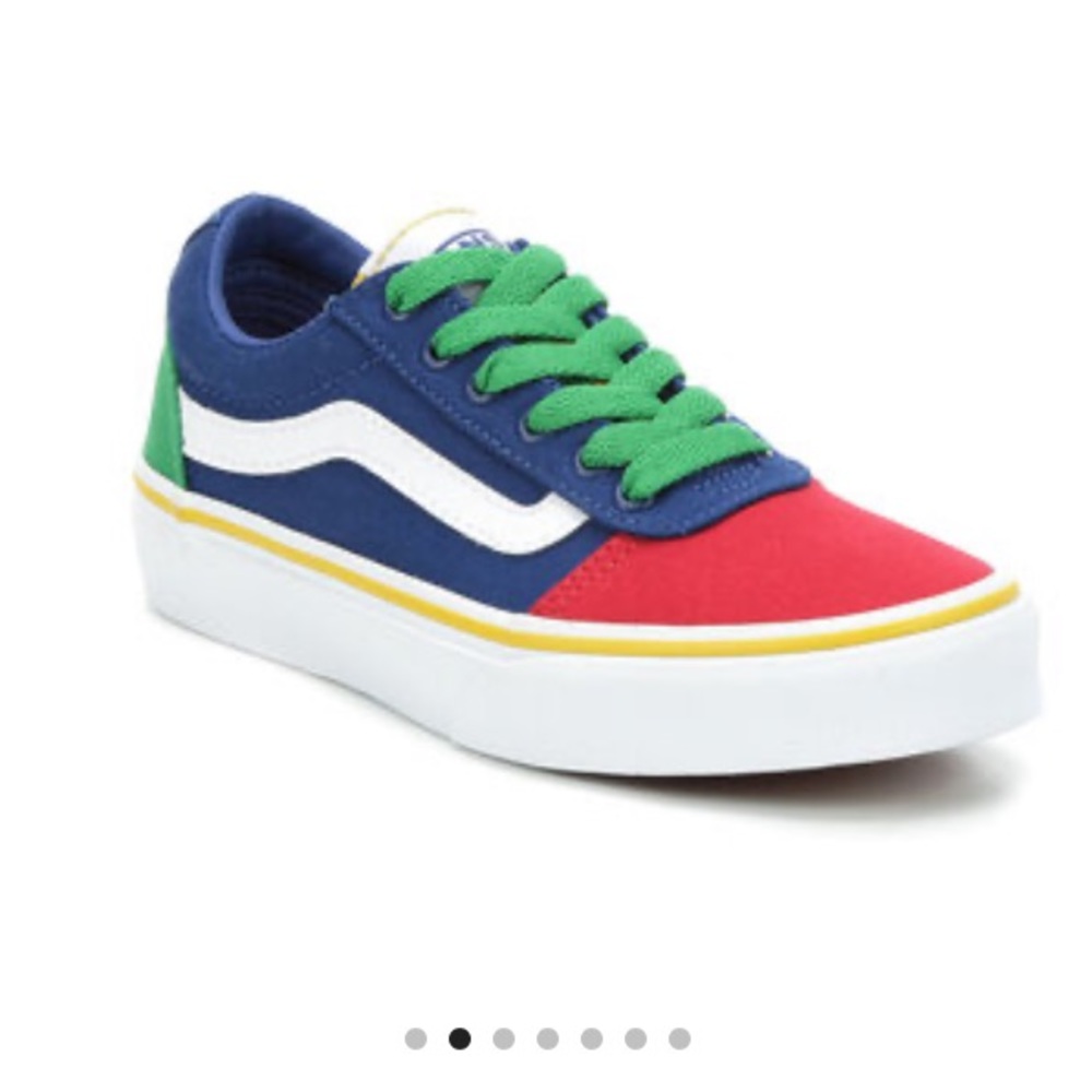 Multi colored vans brand. New in box